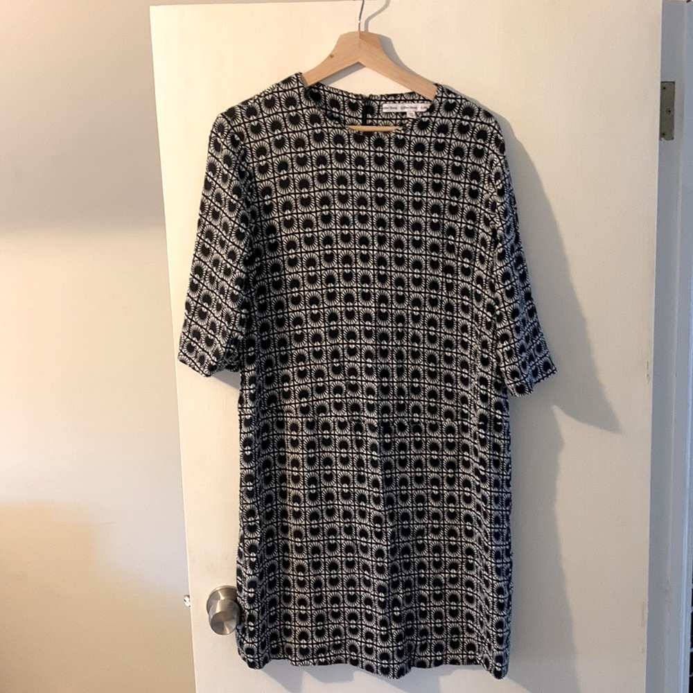 & Other Stories art nouveau pattern shift dress